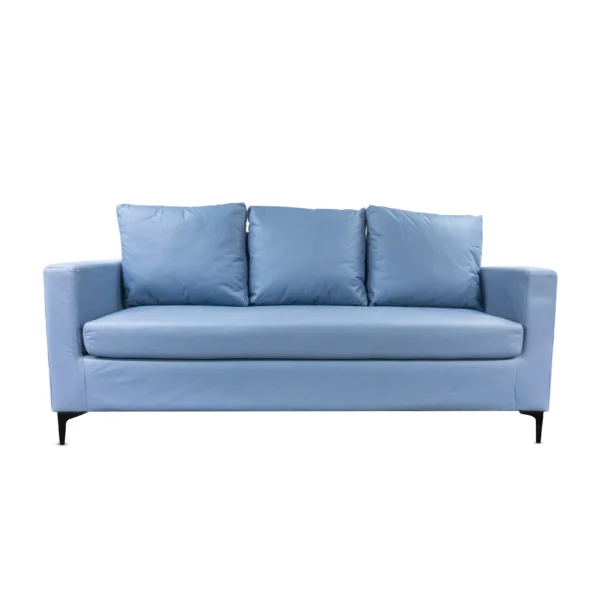 Shinning 3Seater Leather Sofa Model:KL07 Colour:Blue