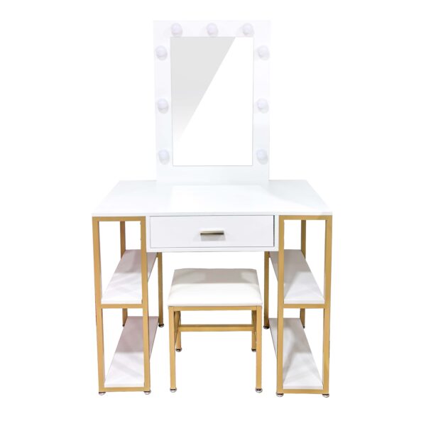 Dressing Table Model:DT-G-1D-W Colour:White